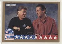 All-Star Game - Chuck Daly, Pat Riley (Card #13 on Back)
