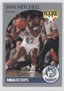 picture Sam Mitchell Rookie Card 188 1990 91 nba hoops base 188 sam