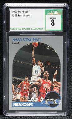 1990-91 NBA Hoops - [Base] #223.1 - Sam Vincent (Michael Jordan Wearing #12 Jersey) [CSG 8 NM/Mint]