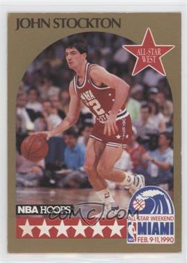 1990-91 NBA Hoops - [Base] #25 - All-Star Game - John Stockton [EX to NM]