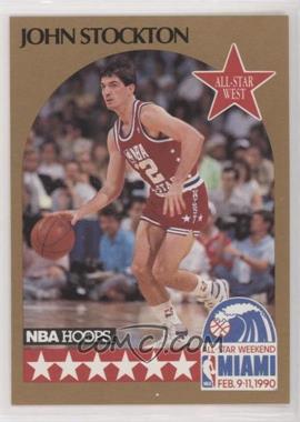 1990-91 NBA Hoops - [Base] #25 - All-Star Game - John Stockton [EX to NM]