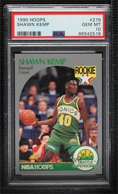 1990-91 NBA Hoops - [Base] #279 - Shawn Kemp [PSA 10 GEM MT]