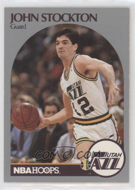 1990-91 NBA Hoops - [Base] #294 - John Stockton [EX to NM]