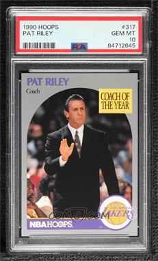 1990-91 NBA Hoops - [Base] #317 - Pat Riley [PSA 10 GEM MT]