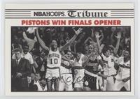 Pistons Win Finals Opener