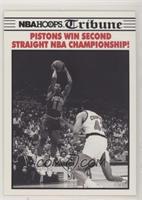 Pistons Win Second Straight NBA Championship! (