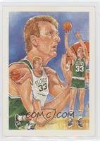 Art Card Team Checklist - Larry Bird [EX to NM]