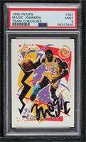 Art Card Team Checklist - Magic Johnson [PSA 9 MINT]