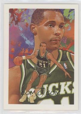 1990-91 NBA Hoops - [Base] #369 - Art Card Team Checklist - Alvin Robertson