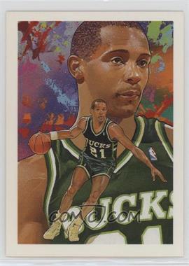 1990-91 NBA Hoops - [Base] #369 - Art Card Team Checklist - Alvin Robertson