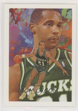 1990-91 NBA Hoops - [Base] #369 - Art Card Team Checklist - Alvin Robertson