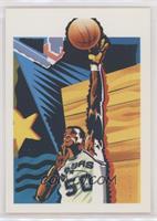 Art Card Team Checklist - David Robinson (Complete Basketball Shows)