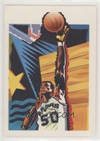 Art Card Team Checklist - David Robinson (Complete Basketball Shows) [EX t…