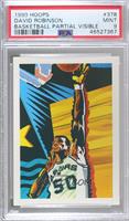 Art Card Team Checklist - David Robinson (Small Part of Basketball Shows) [PSA&…