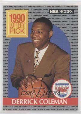 1990-91 NBA Hoops - [Base] #390 - 1990 Lottery Pick - Derrick Coleman [Good to VG‑EX]