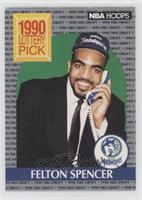 1990 Lottery Pick - Felton Spencer [EX to NM]