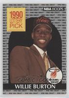 1990 Lottery Pick - Willie Burton