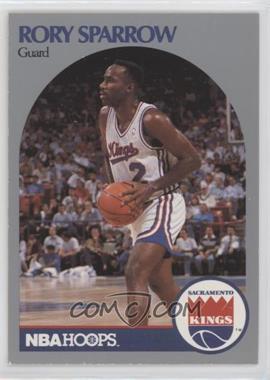 1990-91 NBA Hoops - [Base] #430.1 - Rory Sparrow (Normal Spacing Between Name and Position)