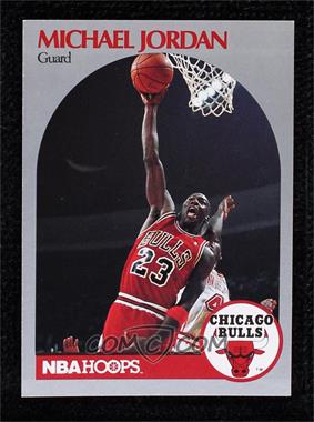 1990-91 NBA Hoops - [Base] #65 - Michael Jordan