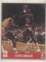Clyde Drexler (Holding Ball Up) [EX to NM]