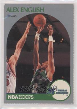 1990-91 NBA Hoops Dallas Mavericks Sheet - [Base] - Singles #_ALEX - Alex English [Poor to Fair]