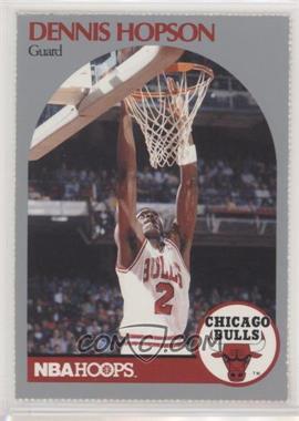 1990-91 NBA Hoops Kodak/Osco Drug Chicago Bulls Sheet - [Base] #_DEHO - Dennis Hopson