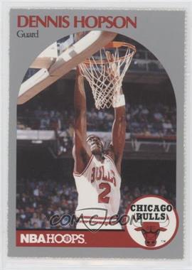 1990-91 NBA Hoops Kodak/Osco Drug Chicago Bulls Sheet - [Base] #_DEHO - Dennis Hopson