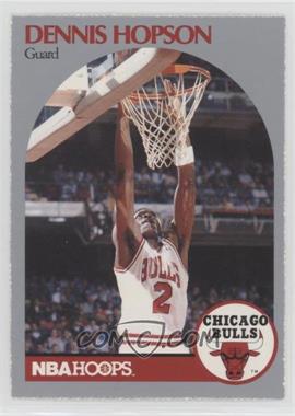 1990-91 NBA Hoops Kodak/Osco Drug Chicago Bulls Sheet - [Base] #_DEHO - Dennis Hopson