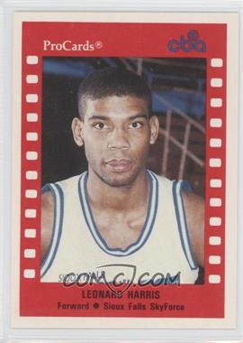 1990-91 ProCards CBA - [Base] #83 - Leonard Harris