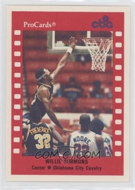 1990-91 ProCards CBA - [Base] #99 - Willie Simmons