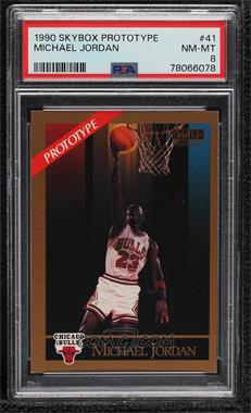 1990-91 Skybox - [Base] - Prototype #41 - Michael Jordan [PSA 8 NM‑MT]