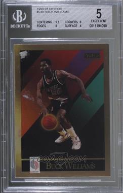 1990-91 Skybox - [Base] #240 - Buck Williams [BGS 5 EXCELLENT]