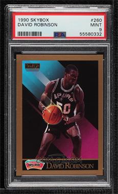 1990-91 Skybox - [Base] #260 - David Robinson [PSA 9 MINT]