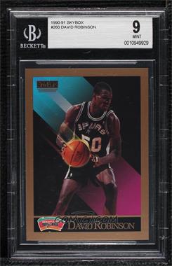 1990-91 Skybox - [Base] #260 - David Robinson [BGS 9 MINT]