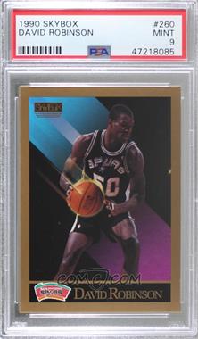 1990-91 Skybox - [Base] #260 - David Robinson [PSA 9 MINT]