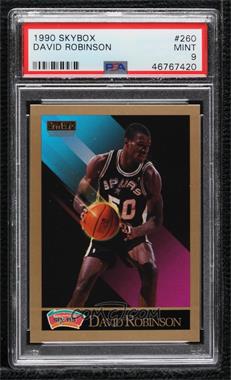 1990-91 Skybox - [Base] #260 - David Robinson [PSA 9 MINT]