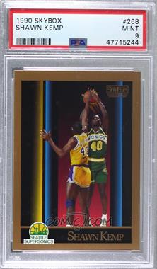 1990-91 Skybox - [Base] #268 - Shawn Kemp [PSA 9 MINT]