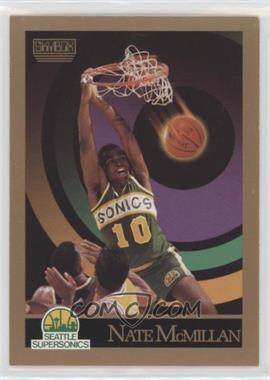 1990-91 Skybox - [Base] #271.1 - Nate McMillan (Back Photo is an Action Shot)