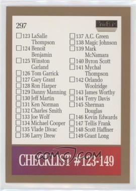 1990-91 Skybox - [Base] #297 - Checklist