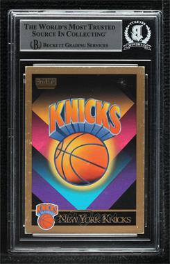 1990-91 Skybox - [Base] #345 - New York Knicks Team [BAS BGS Authentic]