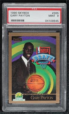 1990-91 Skybox - [Base] #365 - Gary Payton [PSA 9 MINT]