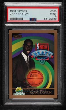 1990-91 Skybox - [Base] #365 - Gary Payton [PSA 9 MINT]