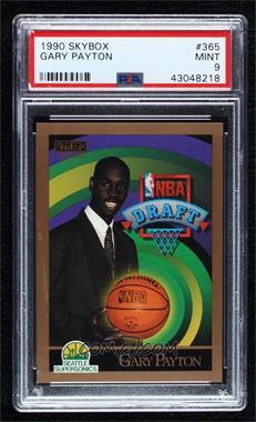 1990-91 Skybox - [Base] #365 - Gary Payton [PSA 9 MINT]