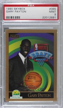 1990-91 Skybox - [Base] #365 - Gary Payton [PSA 9 MINT]