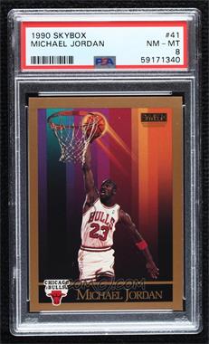 1990-91 Skybox - [Base] #41 - Michael Jordan [PSA 8 NM‑MT]