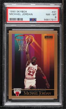 1990-91 Skybox - [Base] #41 - Michael Jordan [PSA 8 NM‑MT]