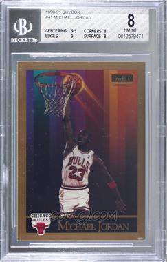 1990-91 Skybox - [Base] #41 - Michael Jordan [BGS 8 NM‑MT]