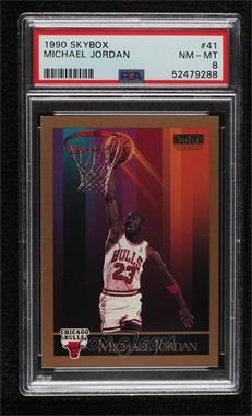 1990-91 Skybox - [Base] #41 - Michael Jordan [PSA 8 NM‑MT]