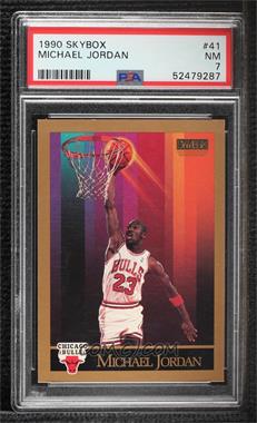 1990-91 Skybox - [Base] #41 - Michael Jordan [PSA 7 NM]