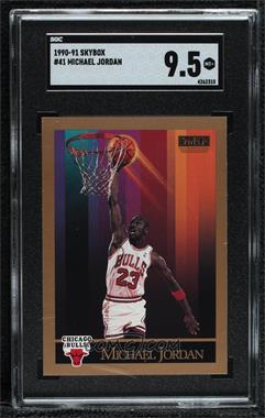 1990-91 Skybox - [Base] #41 - Michael Jordan [SGC 9.5 Mint+]